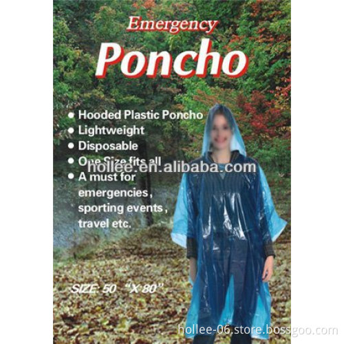 disposable emergency poncho
